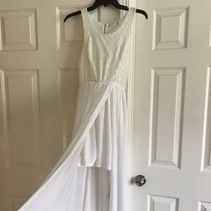 Altar’d State white maxi/mini dress